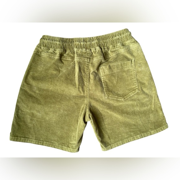 VSTR Olive Green Men's Corduroy Shorts Size M - Picture 4 of 5
